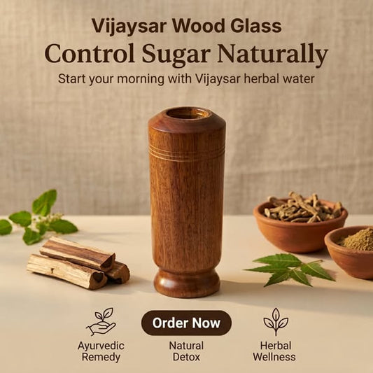 VEDHAR™ I Vijaysar Sugar Balance Glass