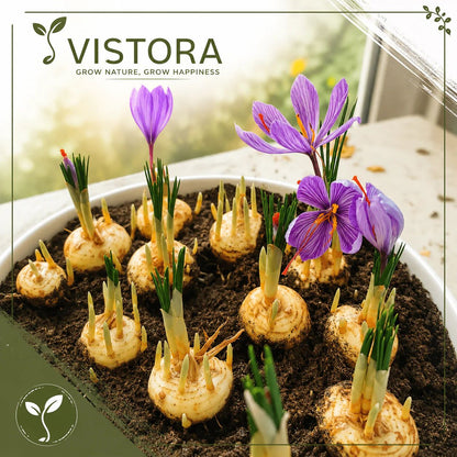 🌸 Saffron Bulbs – Gold in the Flower Seeds (BUY 1 GET 1 FREE)