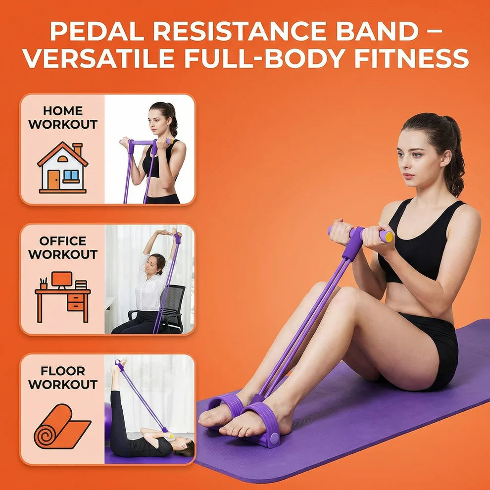 Yoga Pedal Puller Resistance Band Fitness Equipment